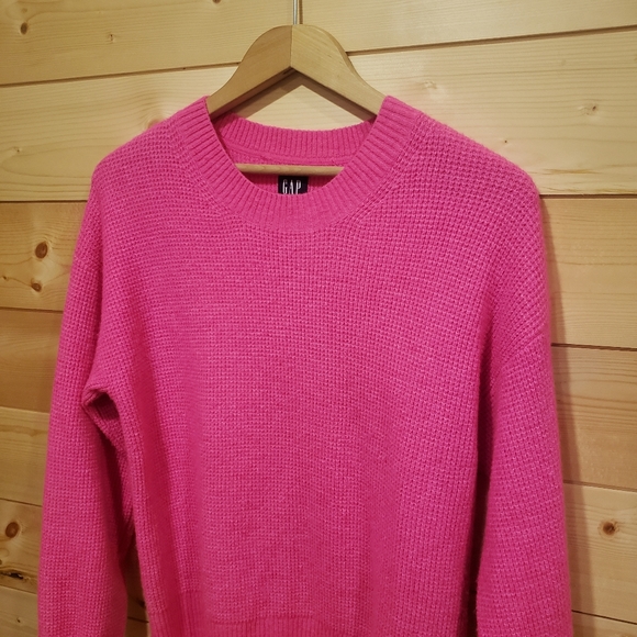 Hot Pink Pullover Crewneck - Picture 6 of 13